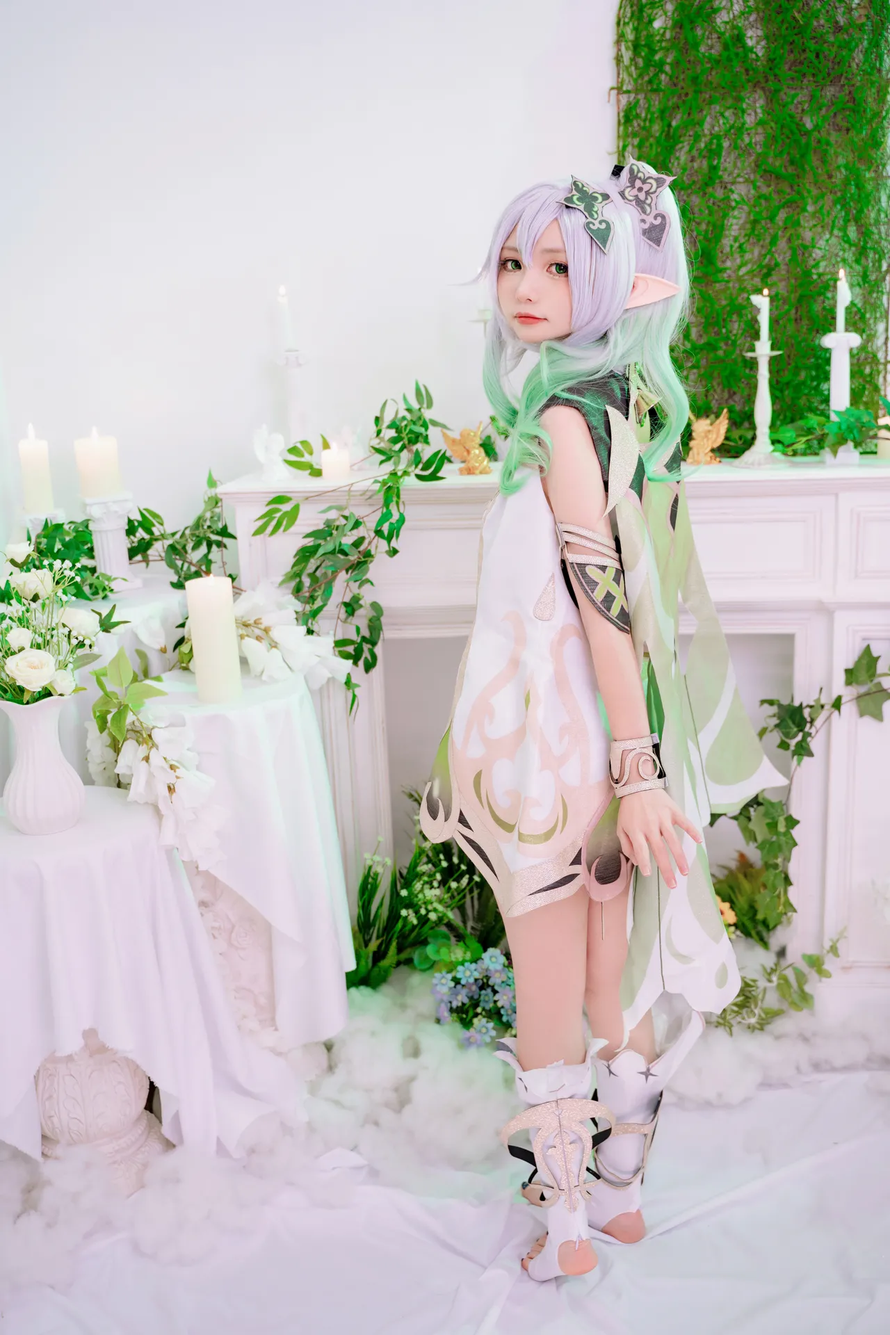 Nekokoyoshi (爆机少女喵小吉) cosplay Nahida - Genshin Impact-erohere20.webp
